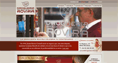 Desktop Screenshot of drogueriarovira.com